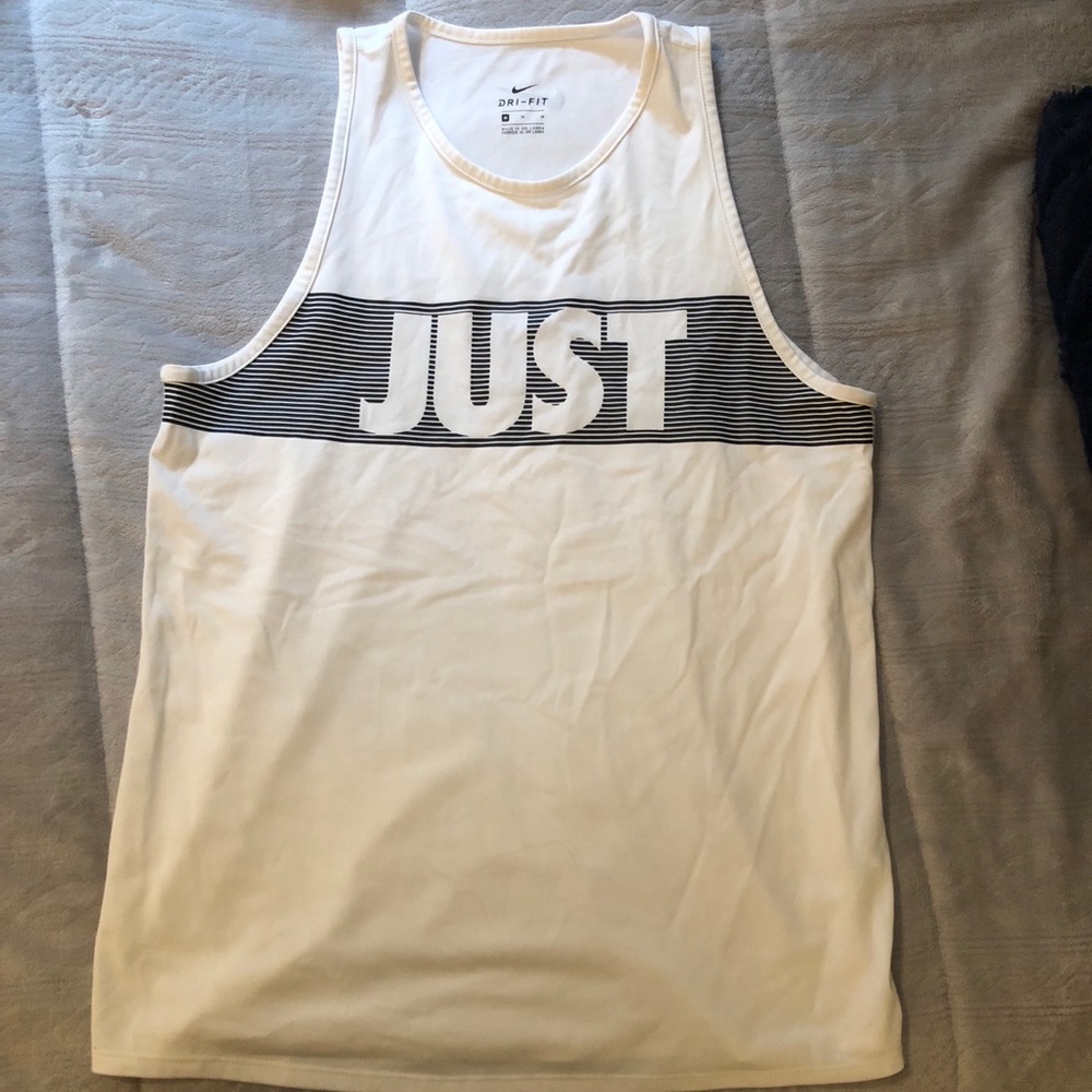 White Nike Tank Top